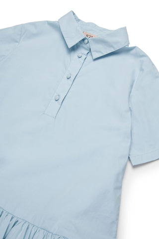 N°21 Vestito corto con fondo a palloncino