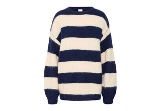 ICHI Maglione oversize a righe
