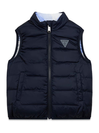 GUESS Gilet reversibile  con logo stampato