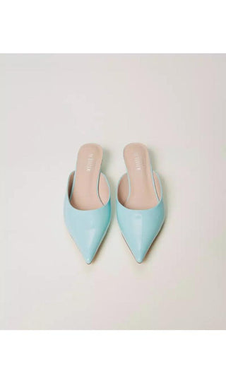 TWINSET ACTITUDE Décolleté mules in vernice