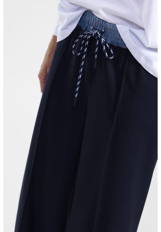DIXIE Pantaloni palazzo con vita alta