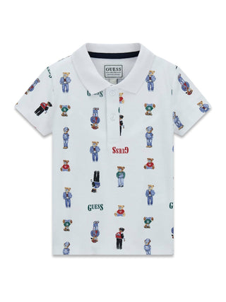 GUESS Polo con logo orsetto