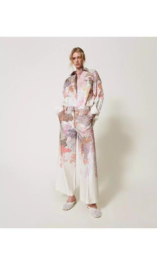 TWINSET ACTITUDE Camicia a fiori