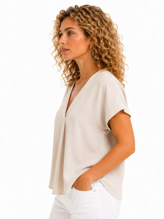 KARMA Blusa over in twill