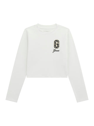 GUESS T-shirt logo ricamato