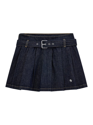 GUESS Minigonna jeans plissé