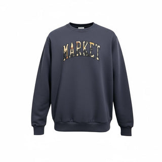 MARKET BSW003 FELPE Felpa  Giroccolo  logo Camo