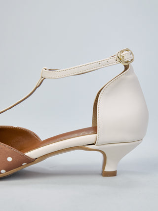 OVYE' Décolleté T-Strap In Raso