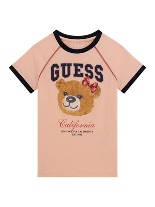GUESS T-shirt logo con strass