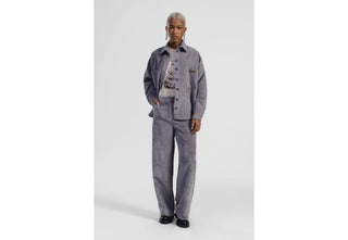 DIXIE Pantalone over in velluto