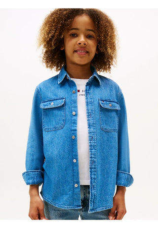 Tommy Hilfiger Camicia in denim mid wash