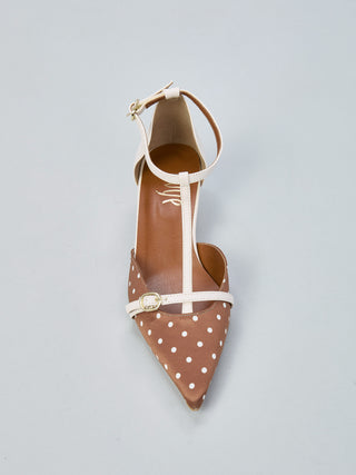 OVYE' Décolleté T-Strap In Raso