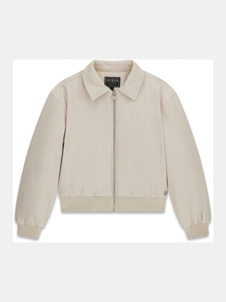 GUESS Bomber similpelle cropped