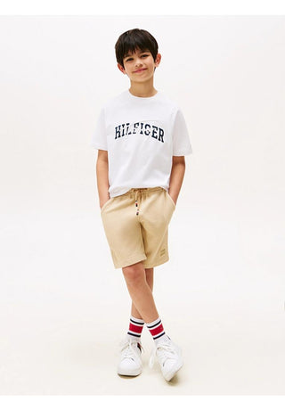 Tommy Hilfiger T-shirt con maniche raglan e mix di loghi