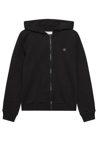 Calvin Klein Jeans Felpa con cappuccio e zip integrale taglio relaxed