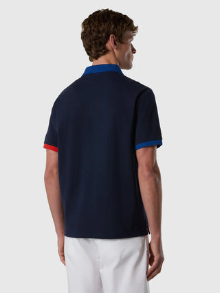 NORTH SAILS Polo con dettagli a contrasto