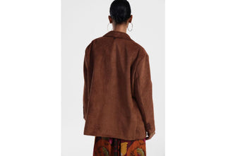 DIXIE Blazer in velluto con bottoni