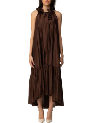 TWINSET ACTITUDE ABITO Abito lungo in voile con volant