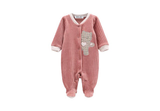 MELBY 25N0501 TUTINA Tutina con piede in ciniglia