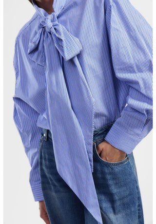 DIXIE Camicia a righe con nodo