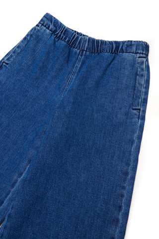 MAX&Co. Jeans flare fit con elastico in vita