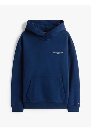 Tommy Hilfiger Felpa con cappuccio e nastro iconico