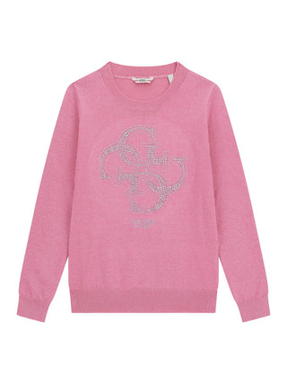 GUESS Maglione logo 4G con strass