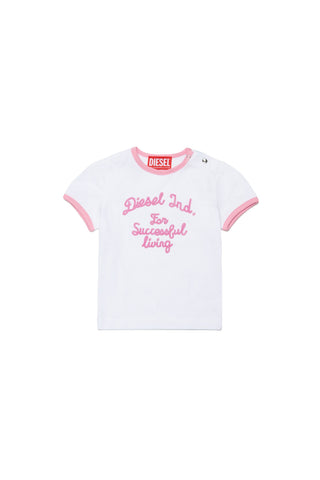 Diesel T-SHIRT Telab T-shirt con ricamo e anelli