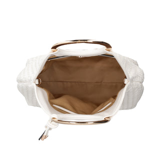 LE PANDORINE Borsa a mano Aurora con manico a cerchio