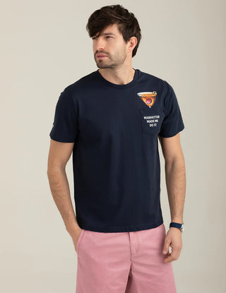 FREDMELLO T-shirt girocollo a manica corta in jersey