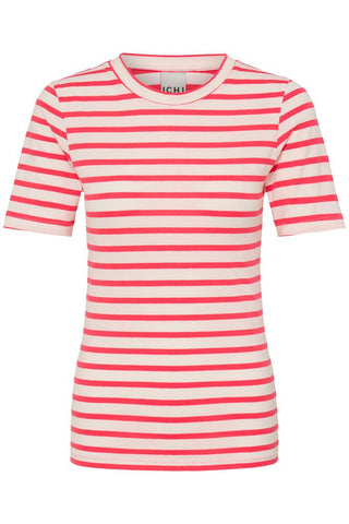ICHI T-SHIRT T-shirt a righe in cotone