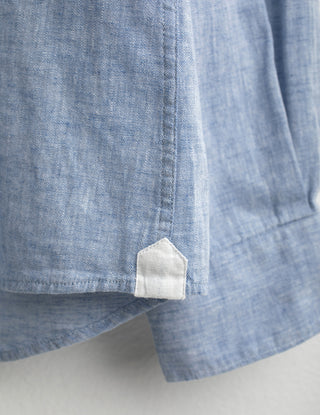 FREDMELLO Camicia in popeline misto lino