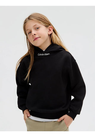 Calvin Klein Jeans Felpa con cappuccio taglio relaxed