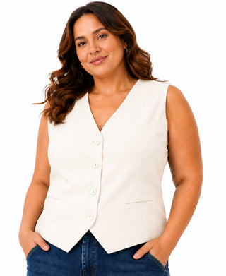 SUSY STAR Gilet con bottoni