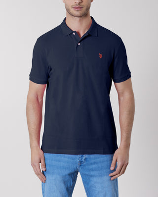 U.S. POLO ASNN. Polo in piquet di cotone