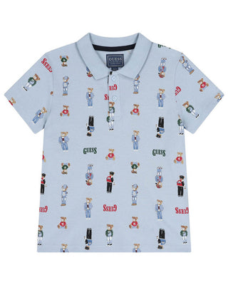 GUESS Polo con logo orsetto