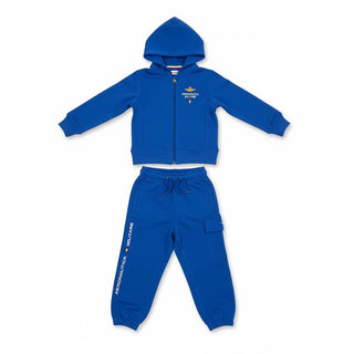 Aeronautica Militare COMPLETI Set felpa zip cappuccio con pantalone