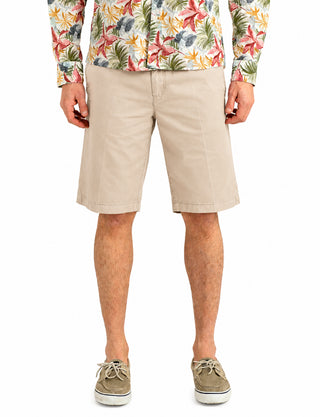 FREDMELLO Bermuda chino in gabardina stretch
