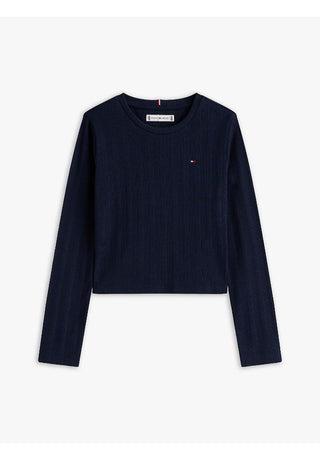 Tommy Hilfiger T-shirt extra slim fit a maniche lunghe