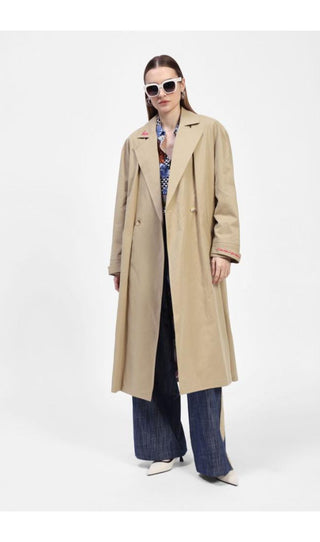 DIXIE Trench classico con bottoni