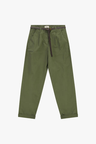 DIXIE Pantaloni chino con cintura sottile e risvolti