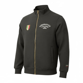 AERONAUTICA ITALIANA ARI5FP011276U FELPA Felpa full-zip con patch