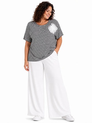 SUSY STAR T-SHIRT con spilla