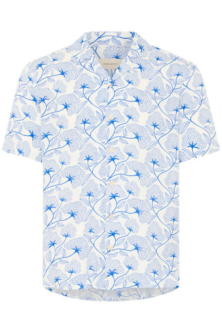 BLEND Camicia con colletto in fantasia