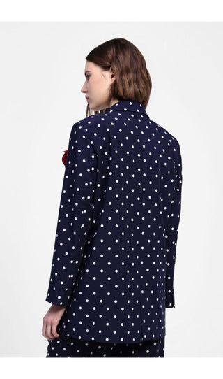 DIXIE JDE2WMDP Giacche Blazer a pois con maxi fiore