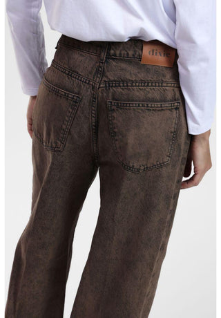 DIXIE Jeans a gamba larga vita alta
