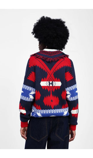 DIXIE M566W073 CARDIGAN Cardigan con fantasia etnica