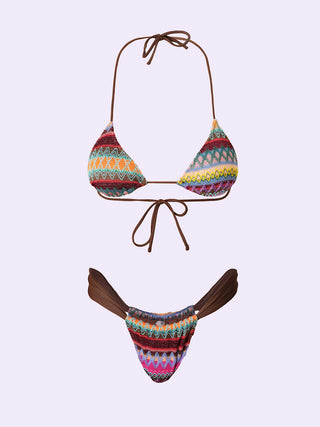 F**K Bikini Crazy Triangolo con Slip Brasiliano Fisso