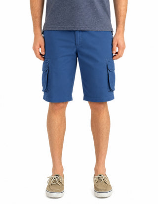FREDMELLO Bermuda cargo in gabardina stretch