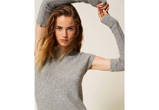 TWINSET ACTITUDE 252AP3161 ABITI Abito lungo in filato riciclato con manicotti